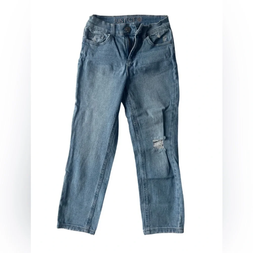 Justice Girls Distressed Slim Jeans